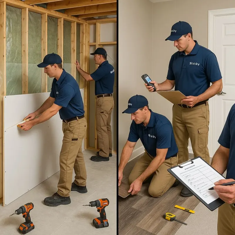 Repairs and Reconstruction process in Booneville, MS